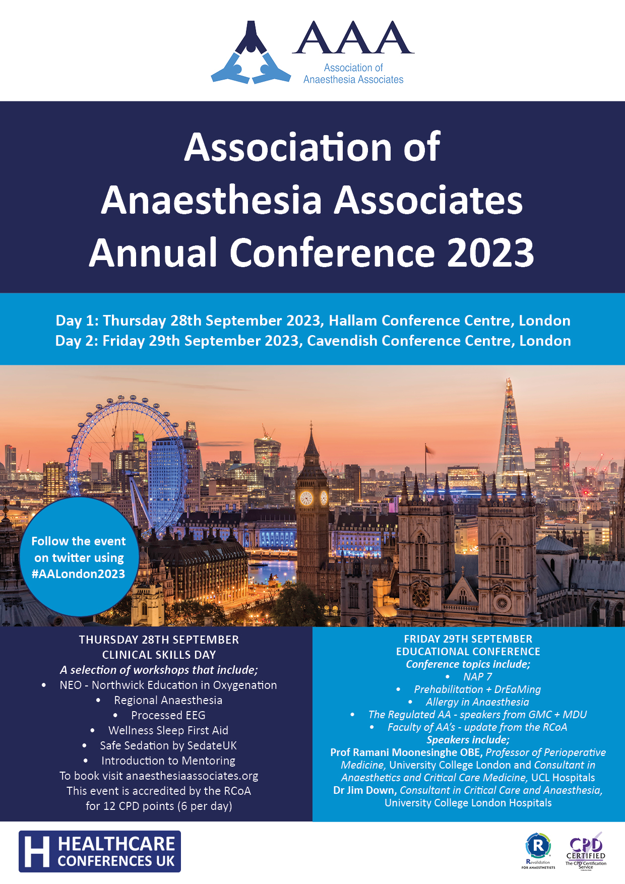 Association of Anaesthesia Associates Conference 2023